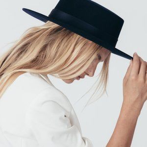 Anine Bing Wool Wide Brim Hat